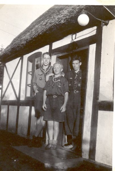 1940 - Db - Spejder, Ulvelejr, Kaj, Vagn, Harry